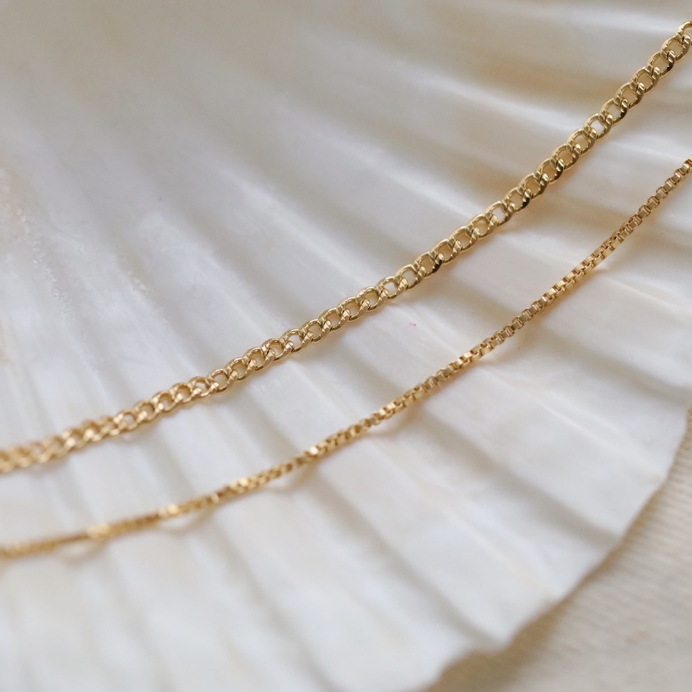 Dainty Gold Chain | 18K Gold Filled - Picture 9 of 11